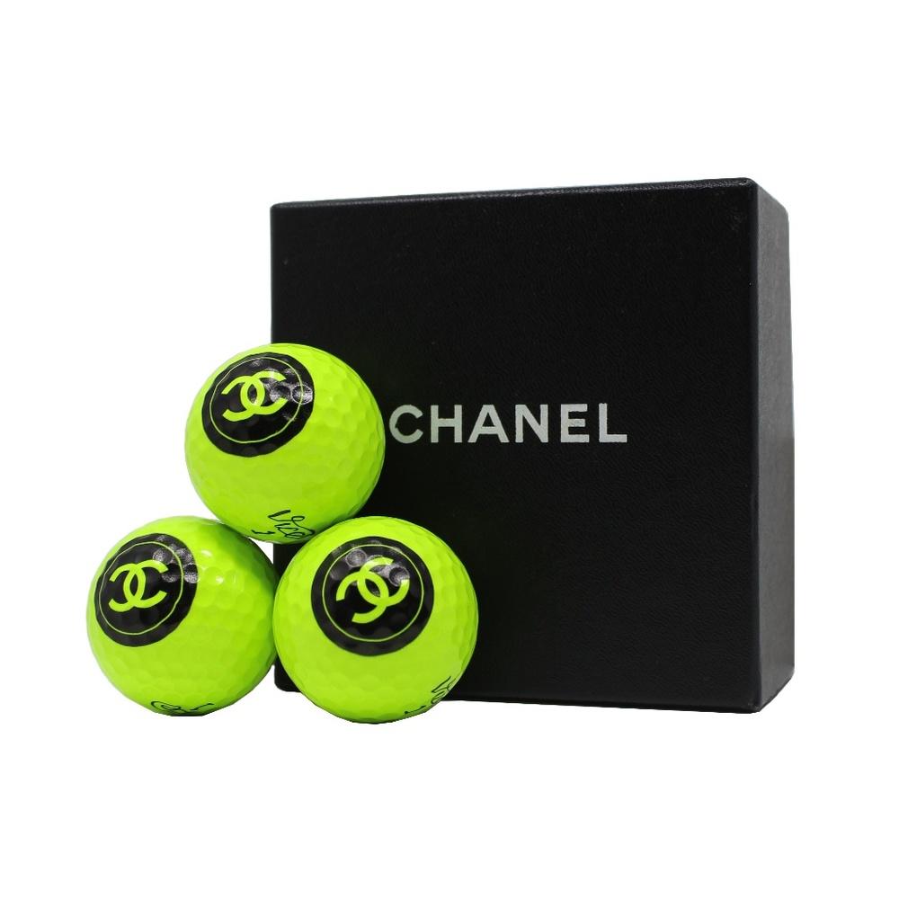 CHANEL Set of 3 Vice Pro Golf Balls, With Box